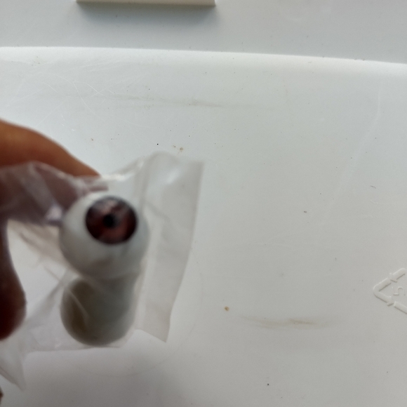 Vintage 16mm Brown Doll Eyeballs Eyes for Doll Making - Picture 2 of 2